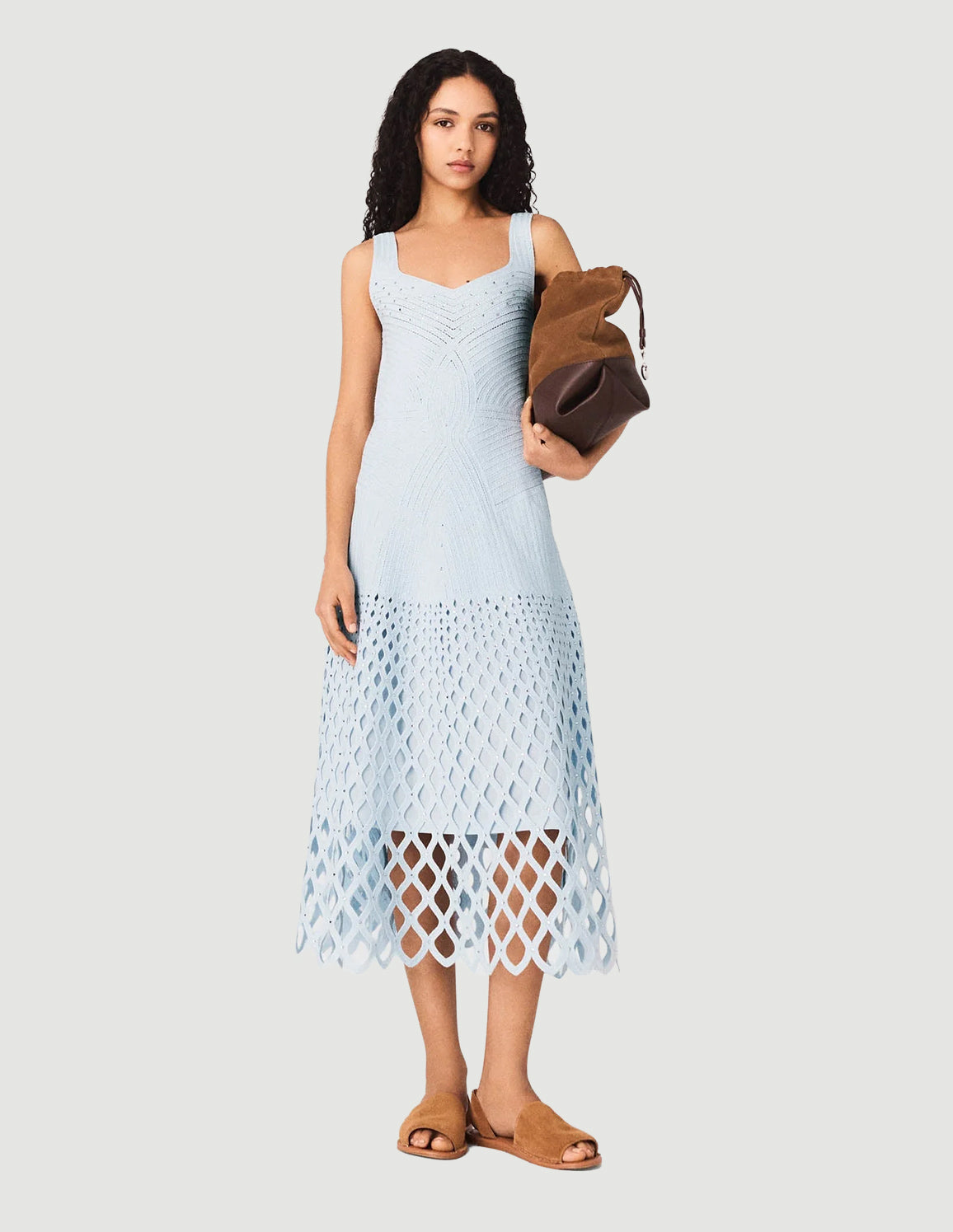 Crochet dress with removable lining Maje Egypt Crochet dress with removable lining Maje Egypt