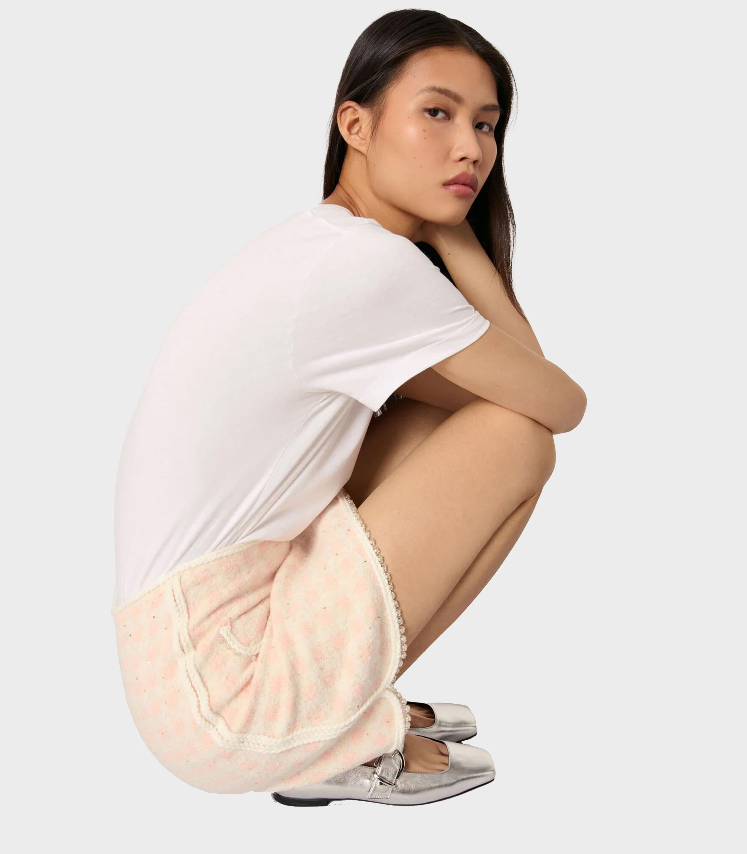 Ecru / Pink