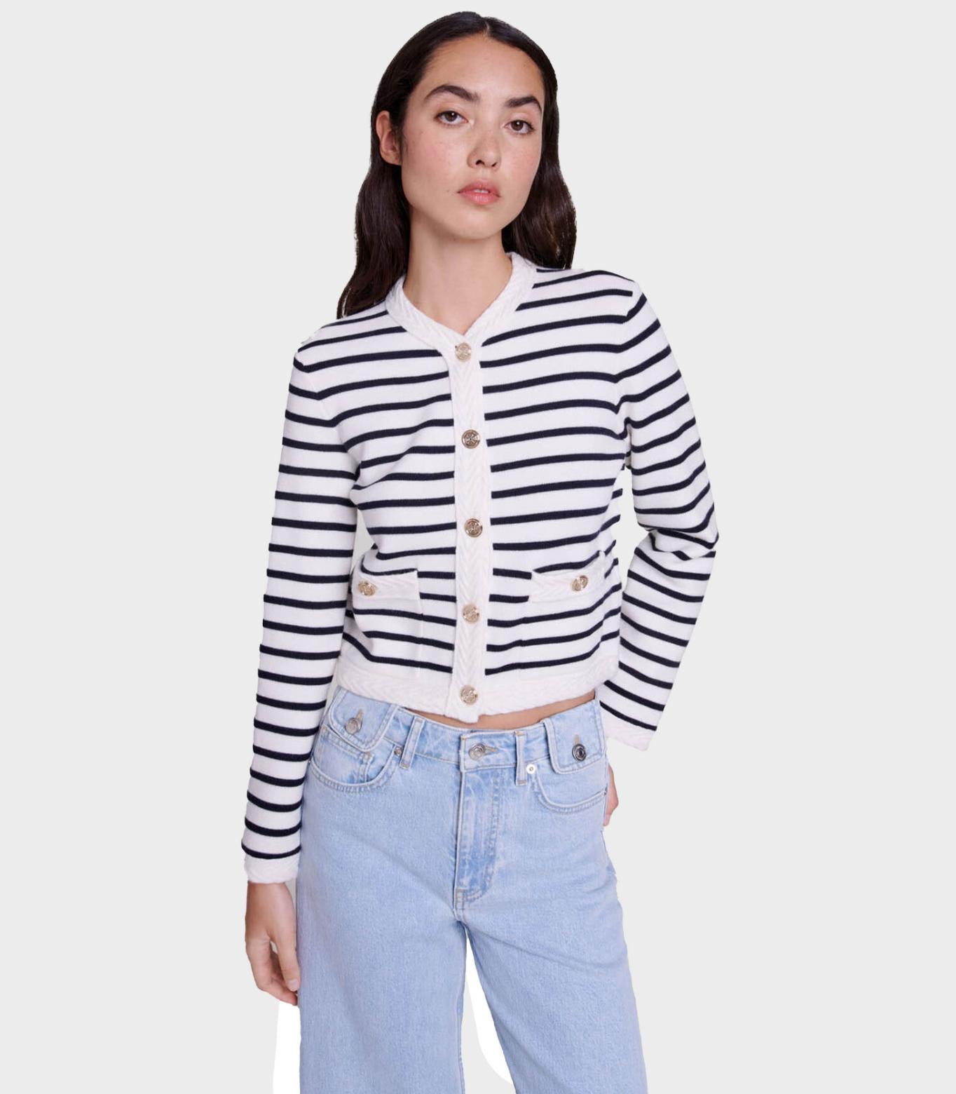 Navy / Ecru