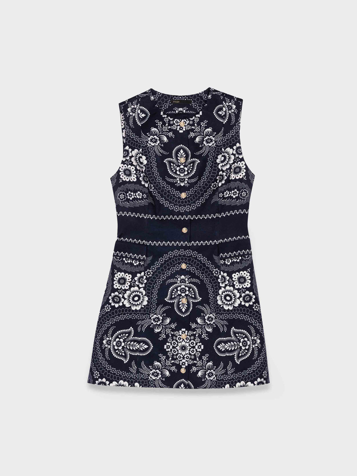 Mini bandana print dress – Maje Egypt