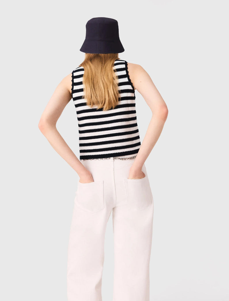 White / Navy