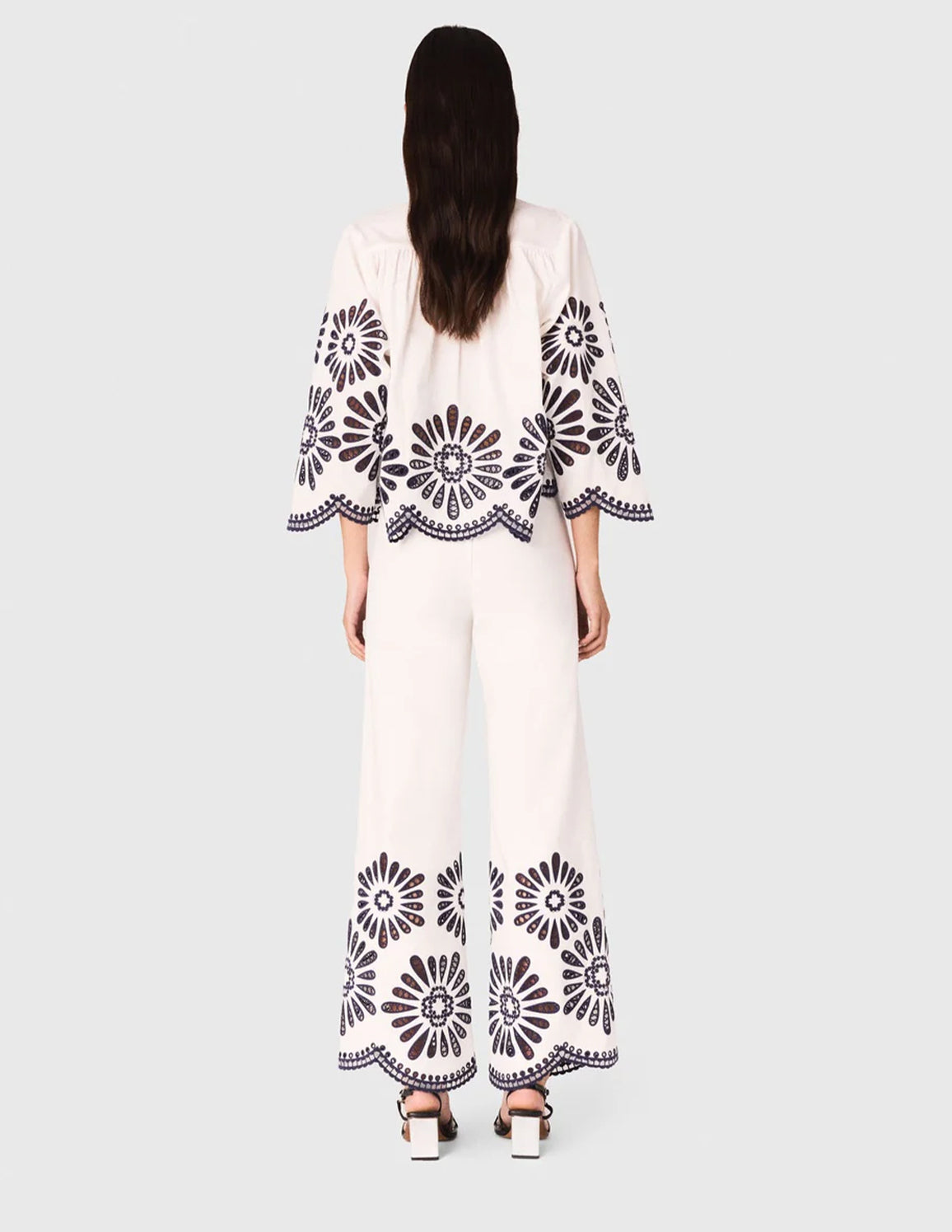 White / Navy