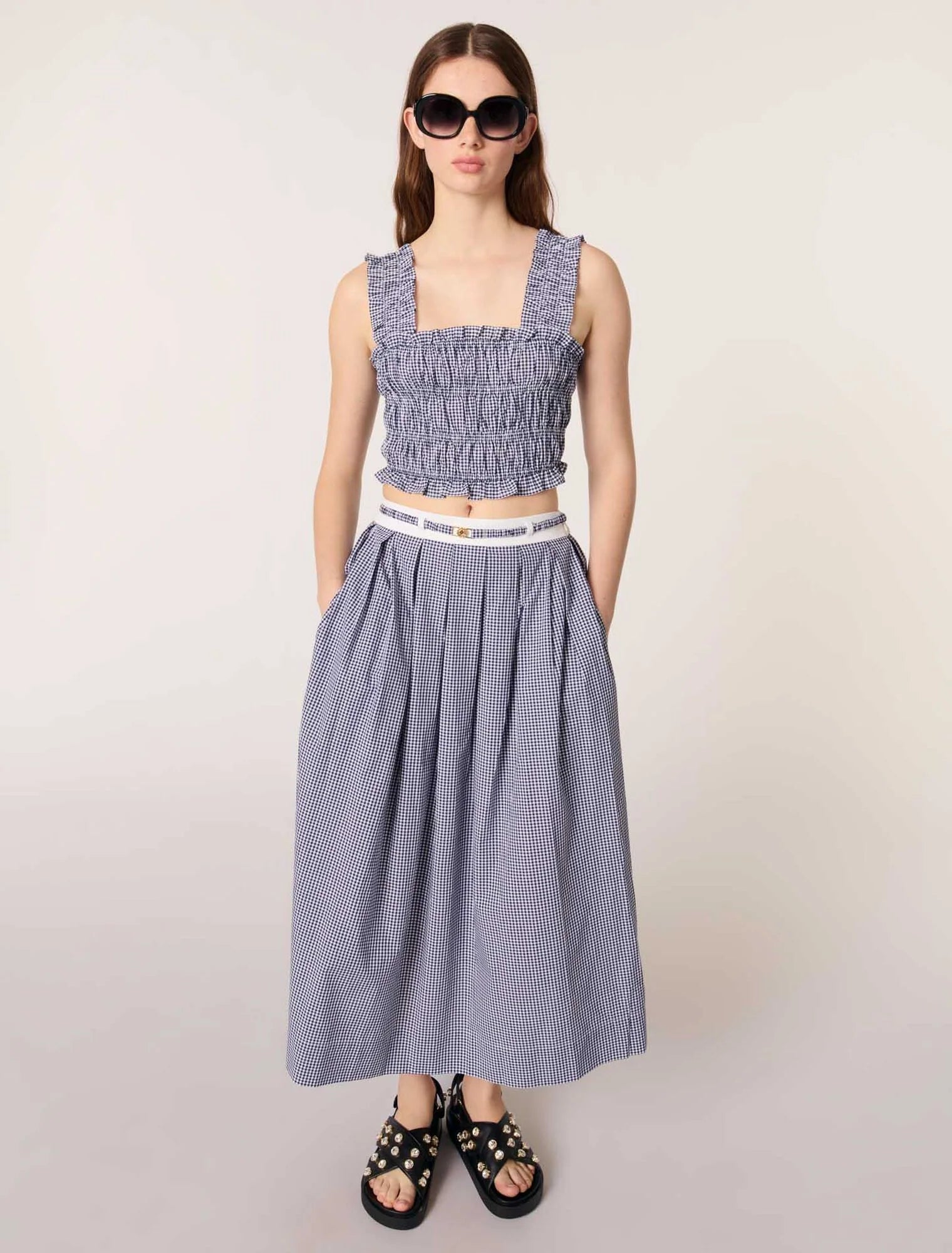 Navy \ White stripe