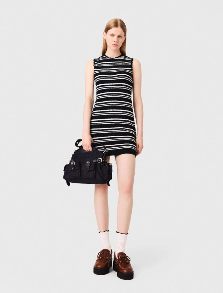 Navy \ White stripe
