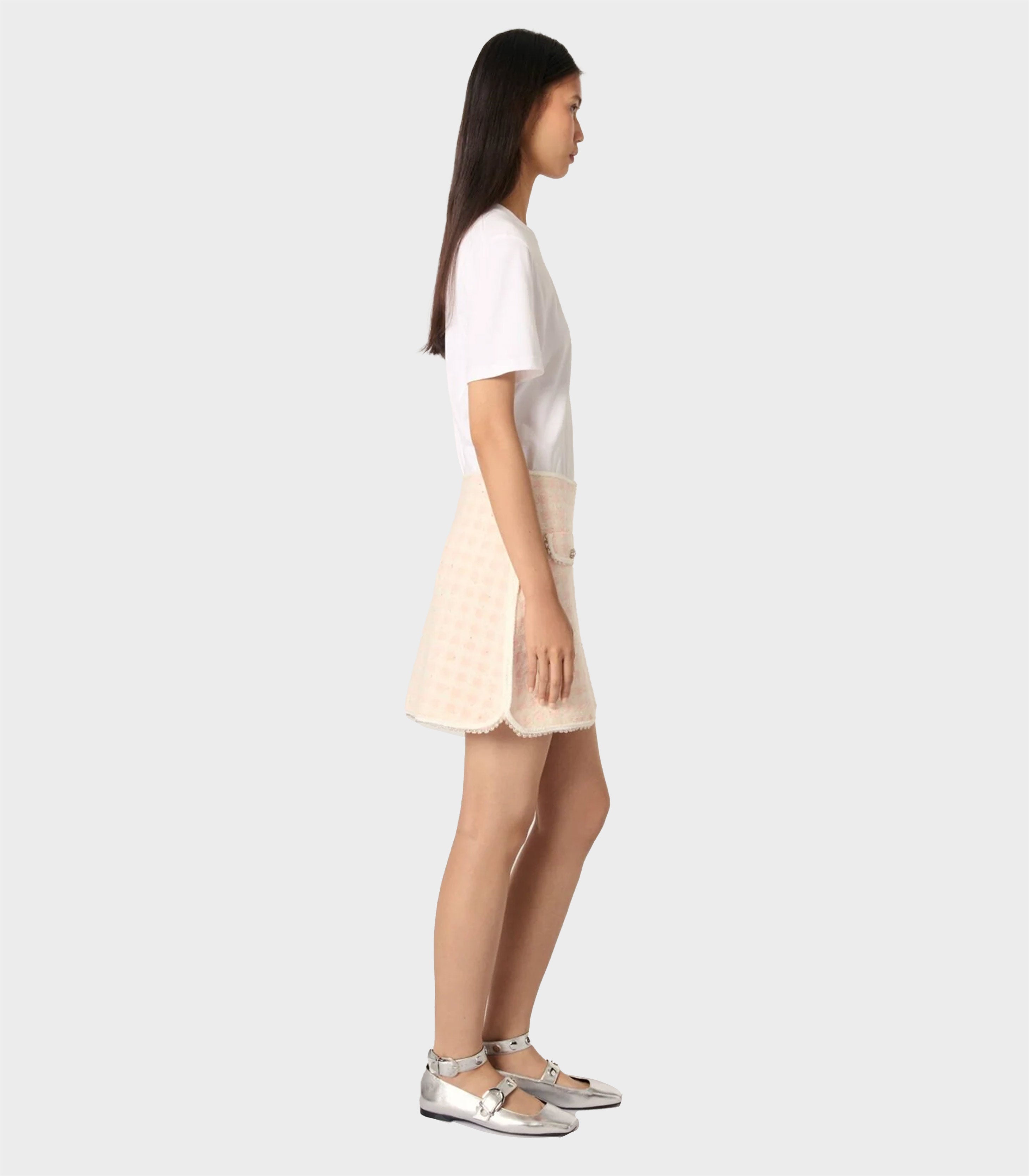Ecru / Pink