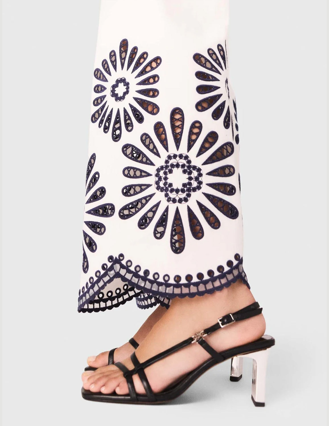 White / Navy