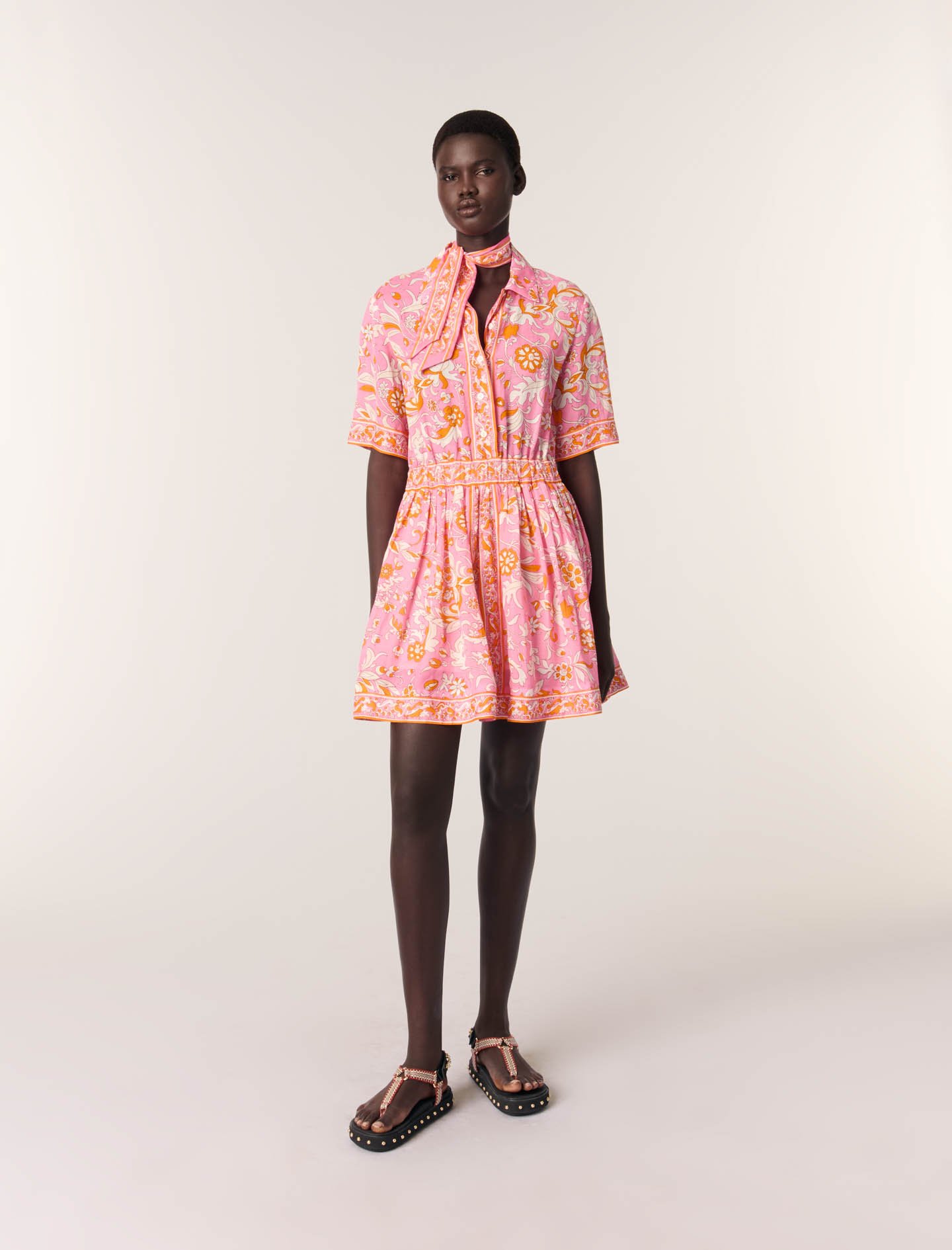 orange/pink
