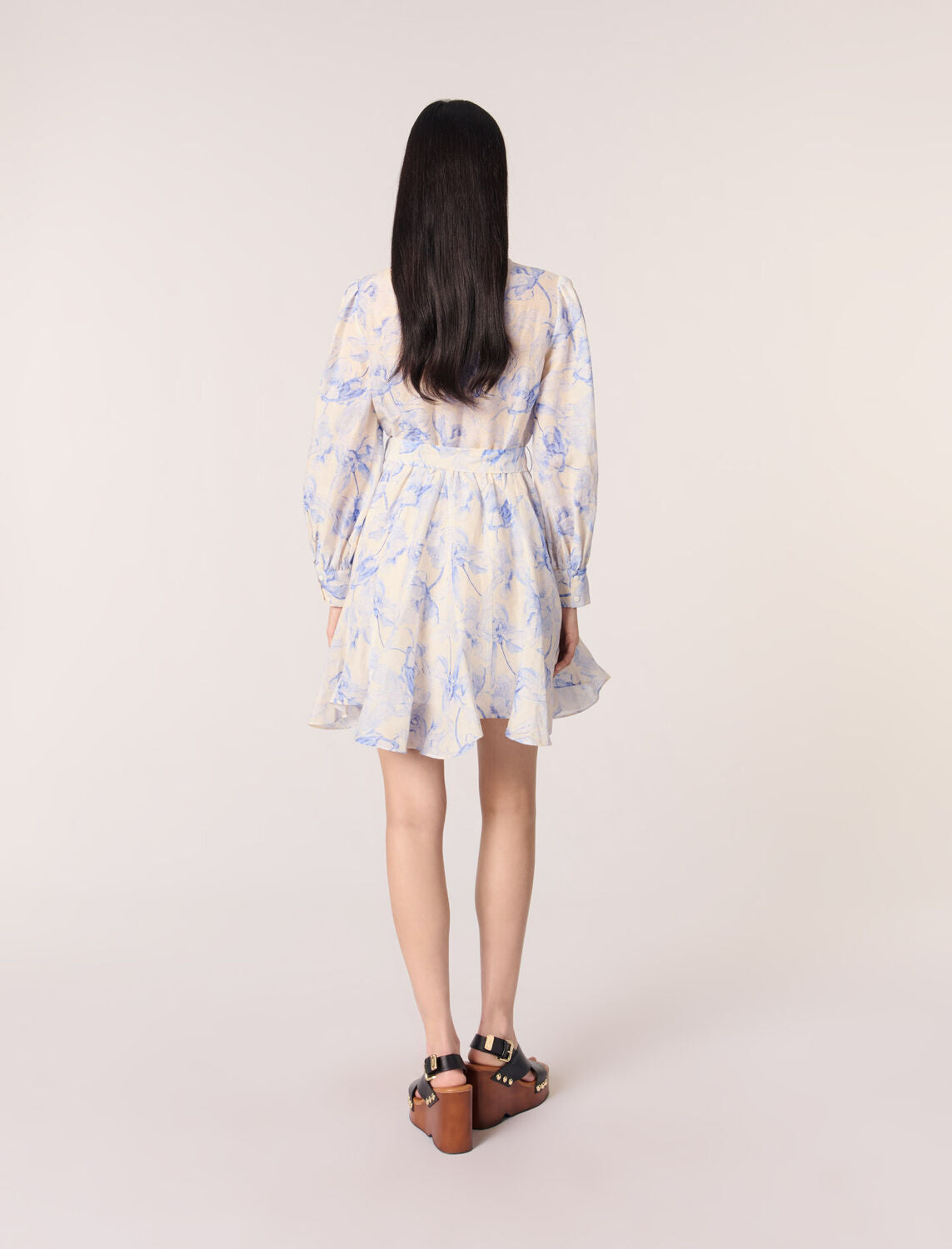 BLUE/Ecru