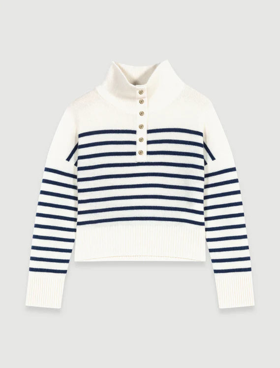 Navy / Ecru