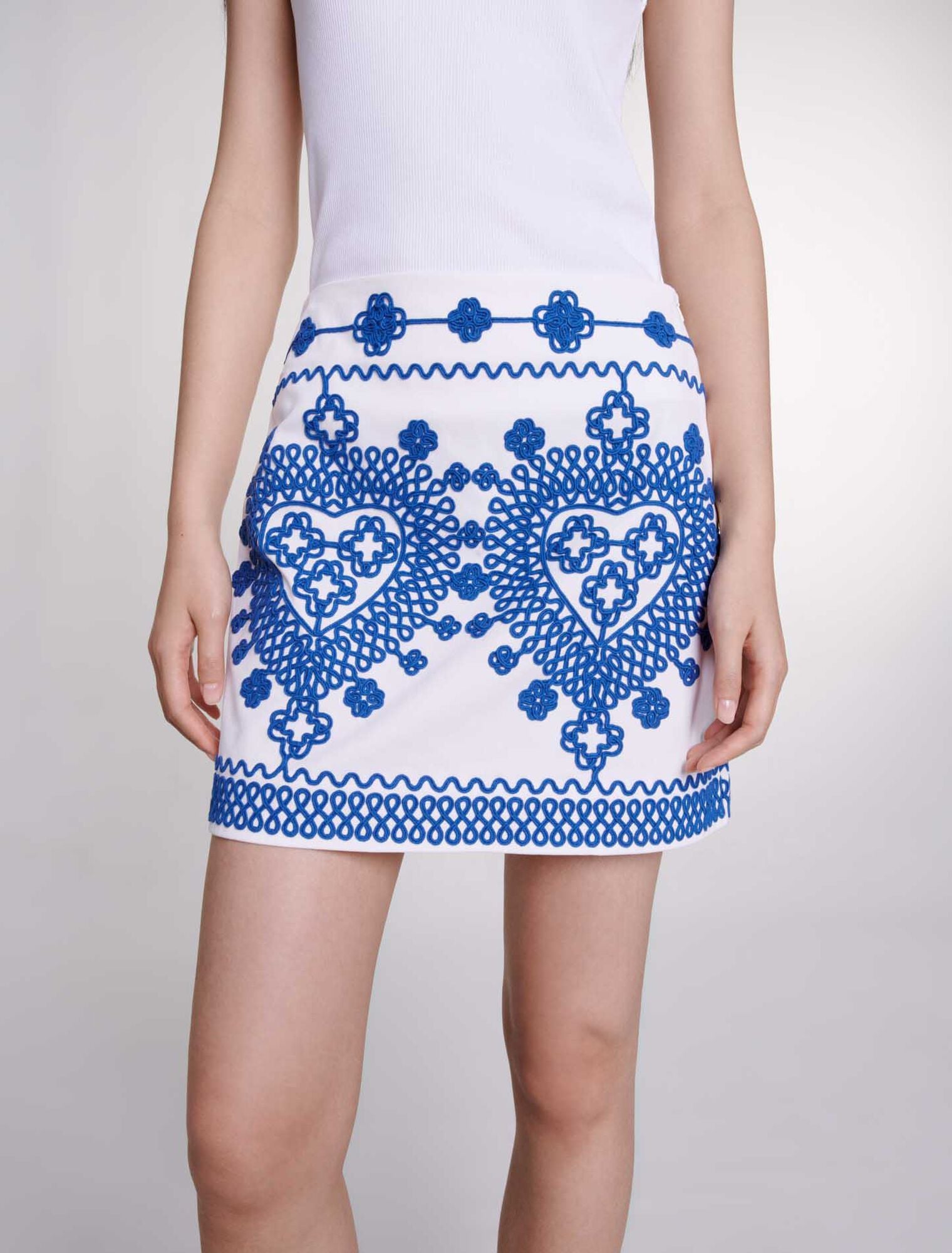 White / Blue