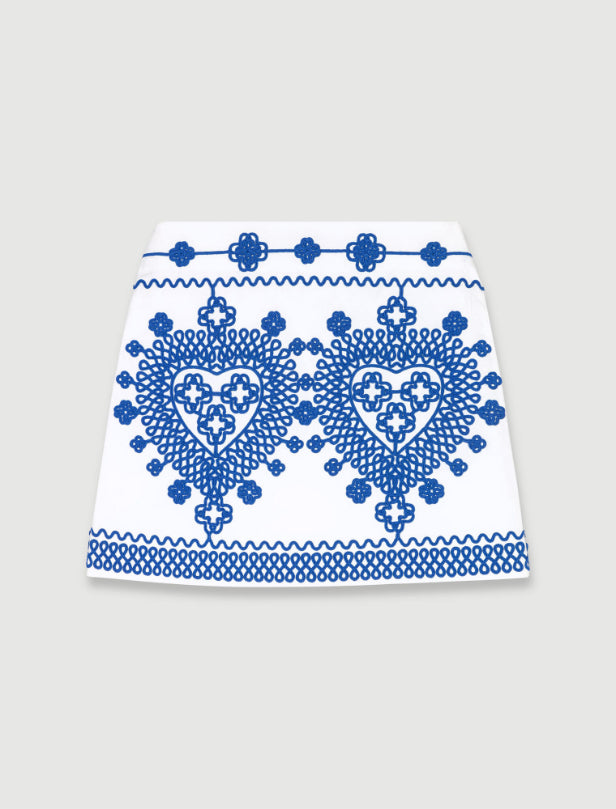 White / Blue
