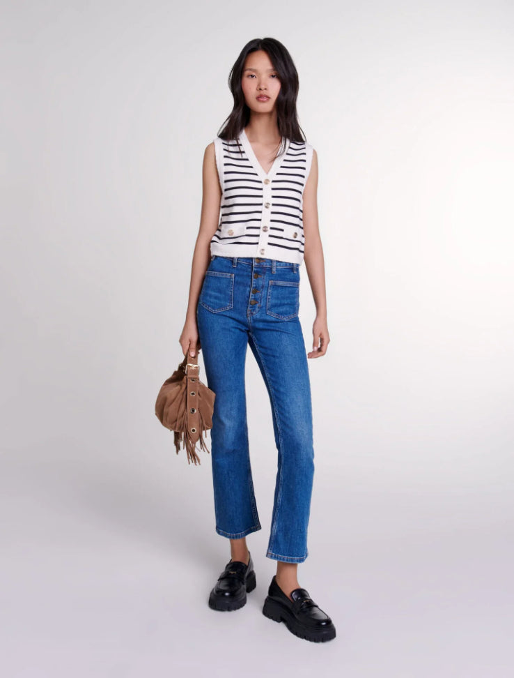 Navy / Ecru
