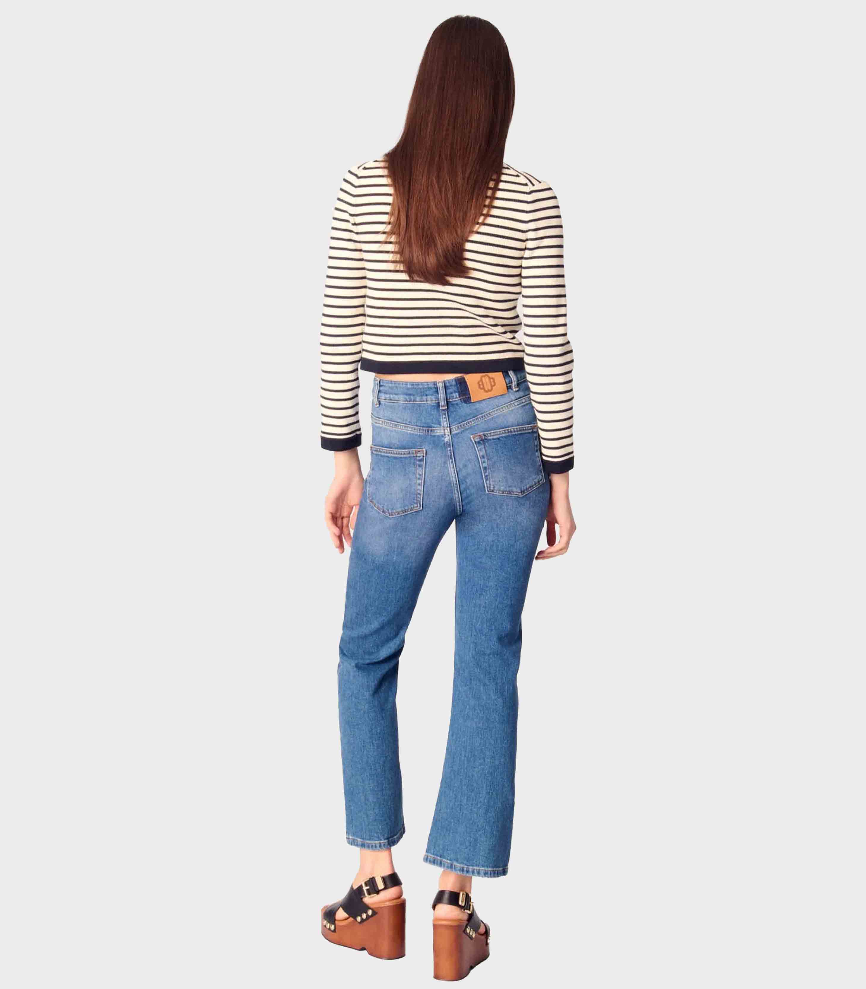 Navy / Ecru