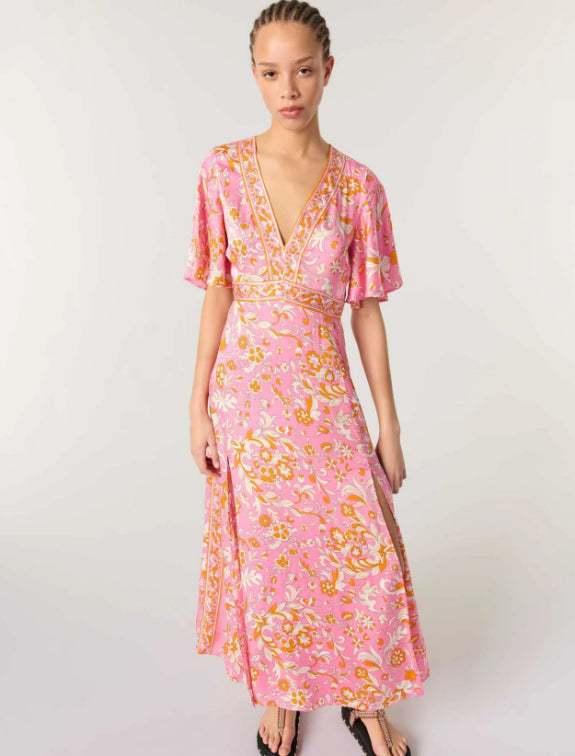 orange/pink