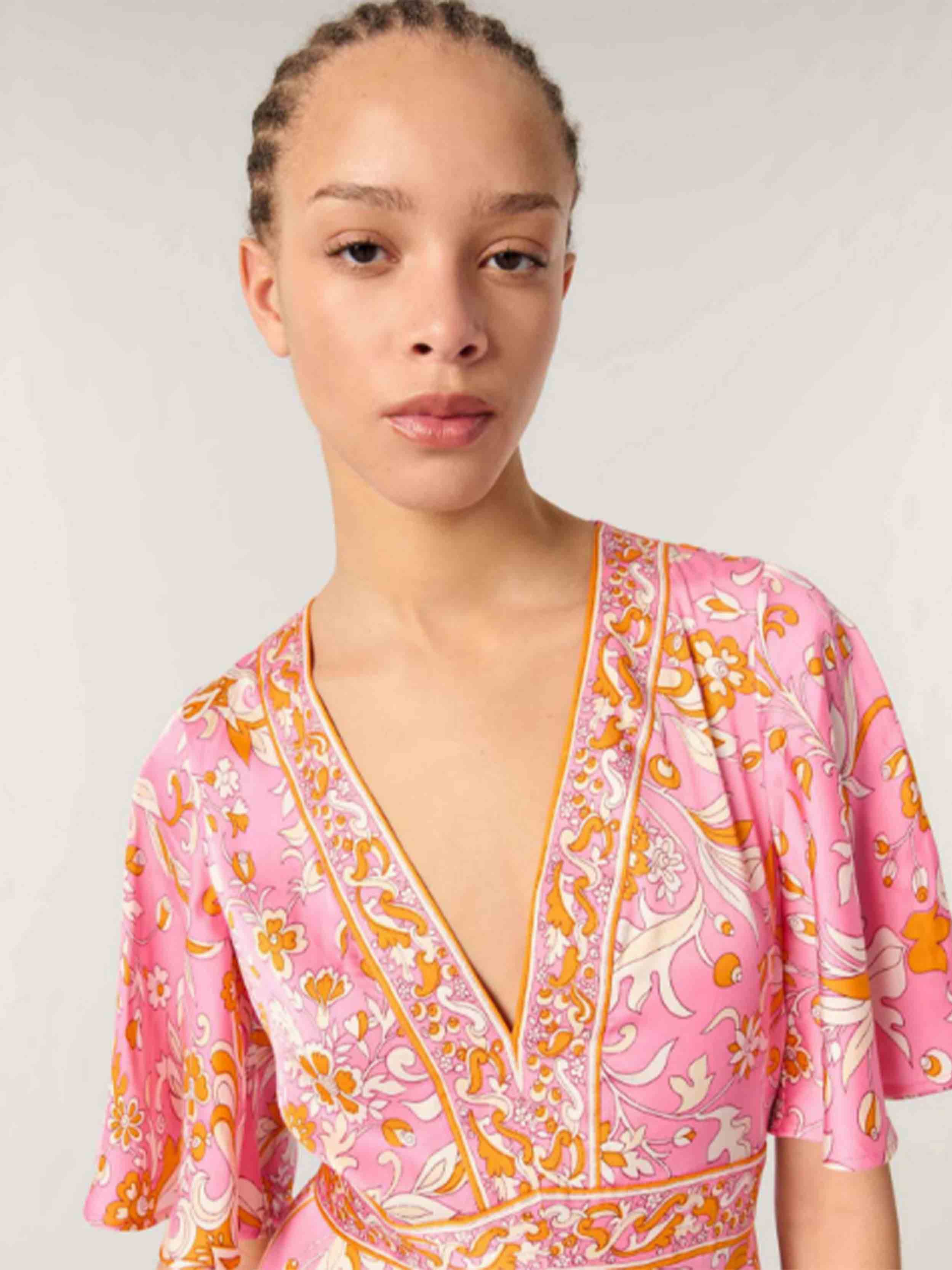 orange/pink