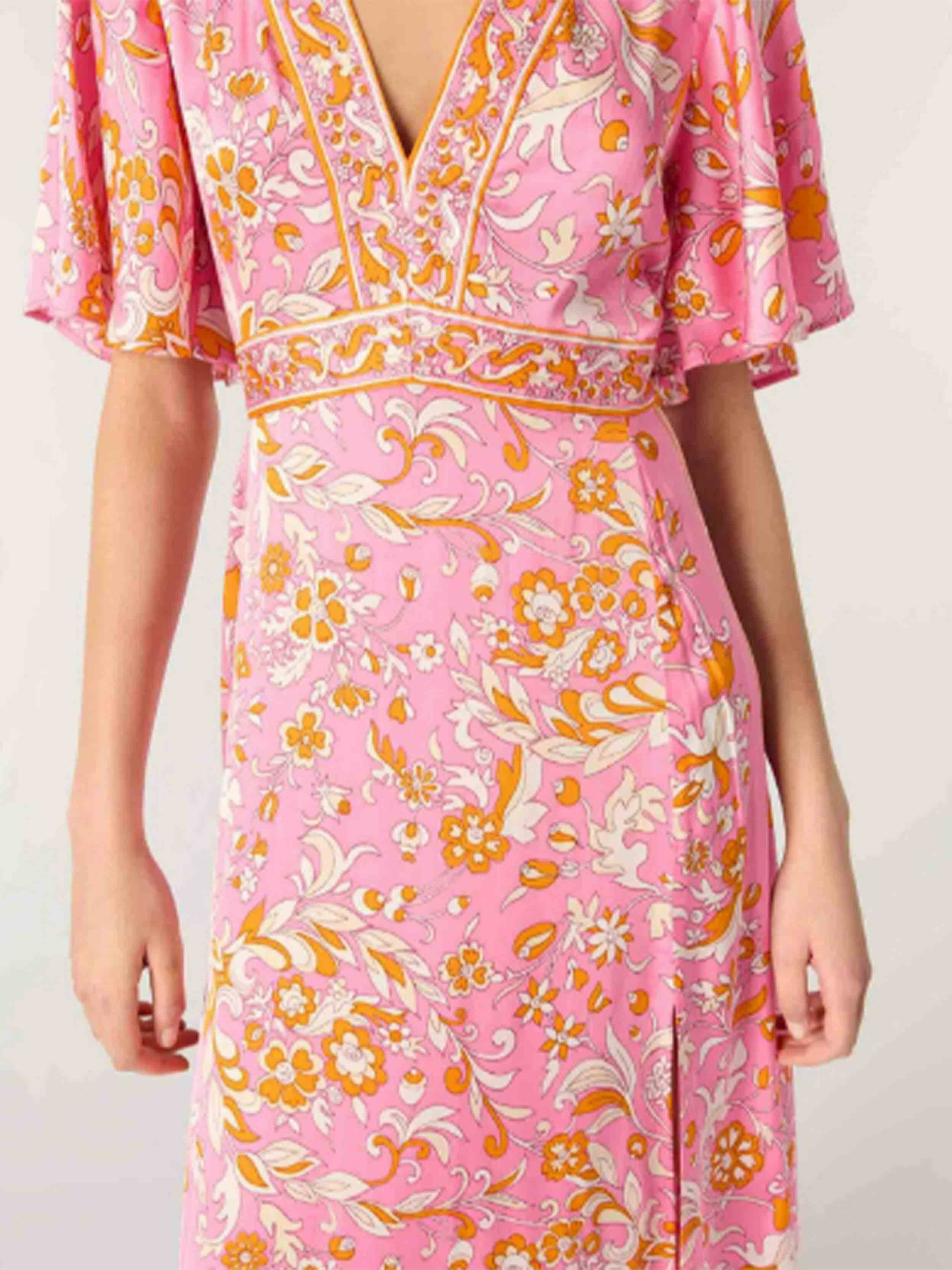orange/pink
