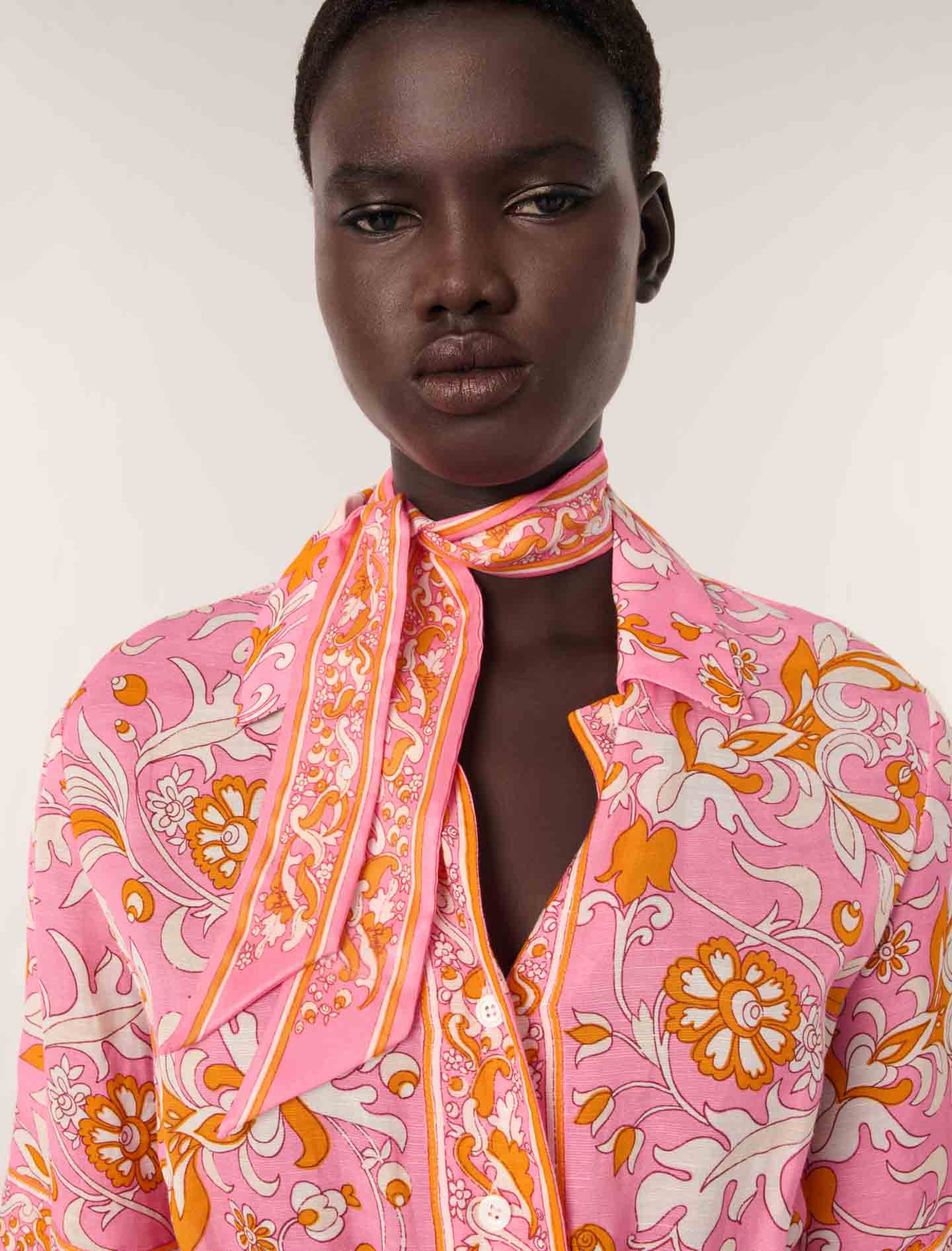 orange/pink