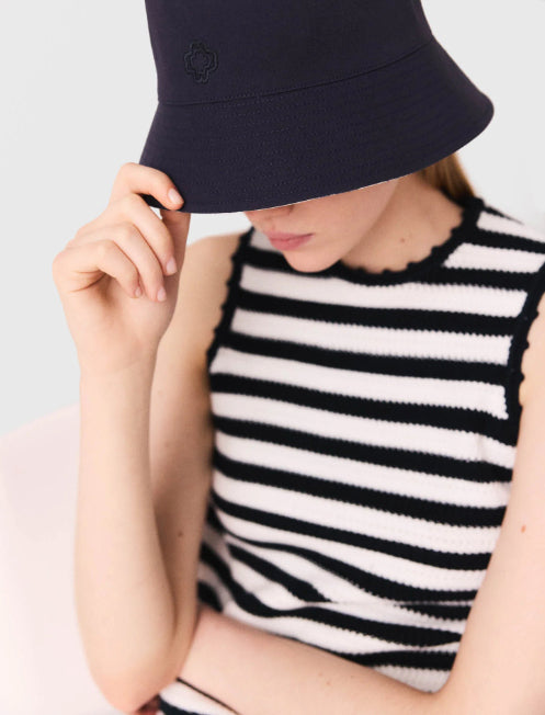 White / Navy