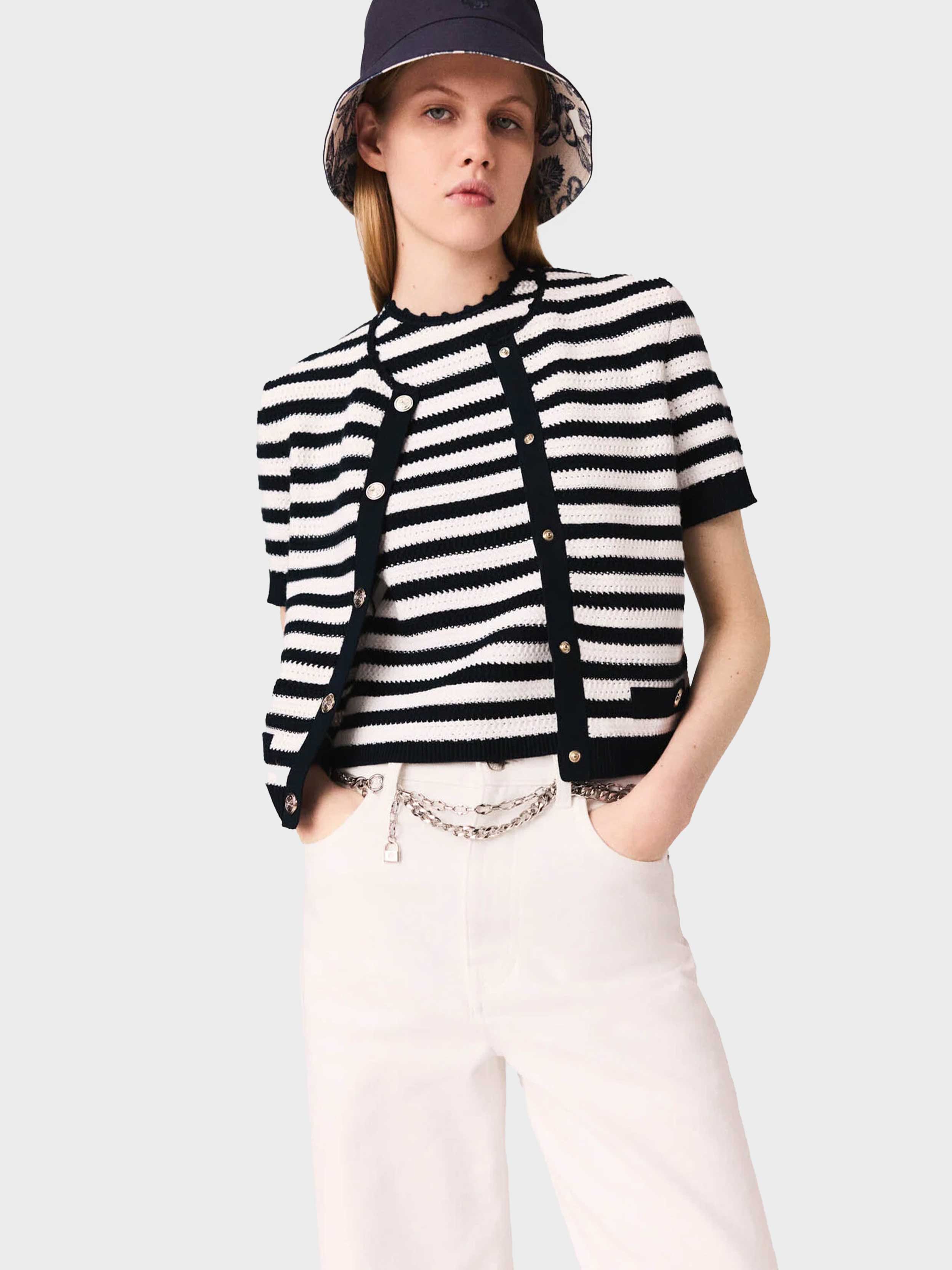 White / Navy