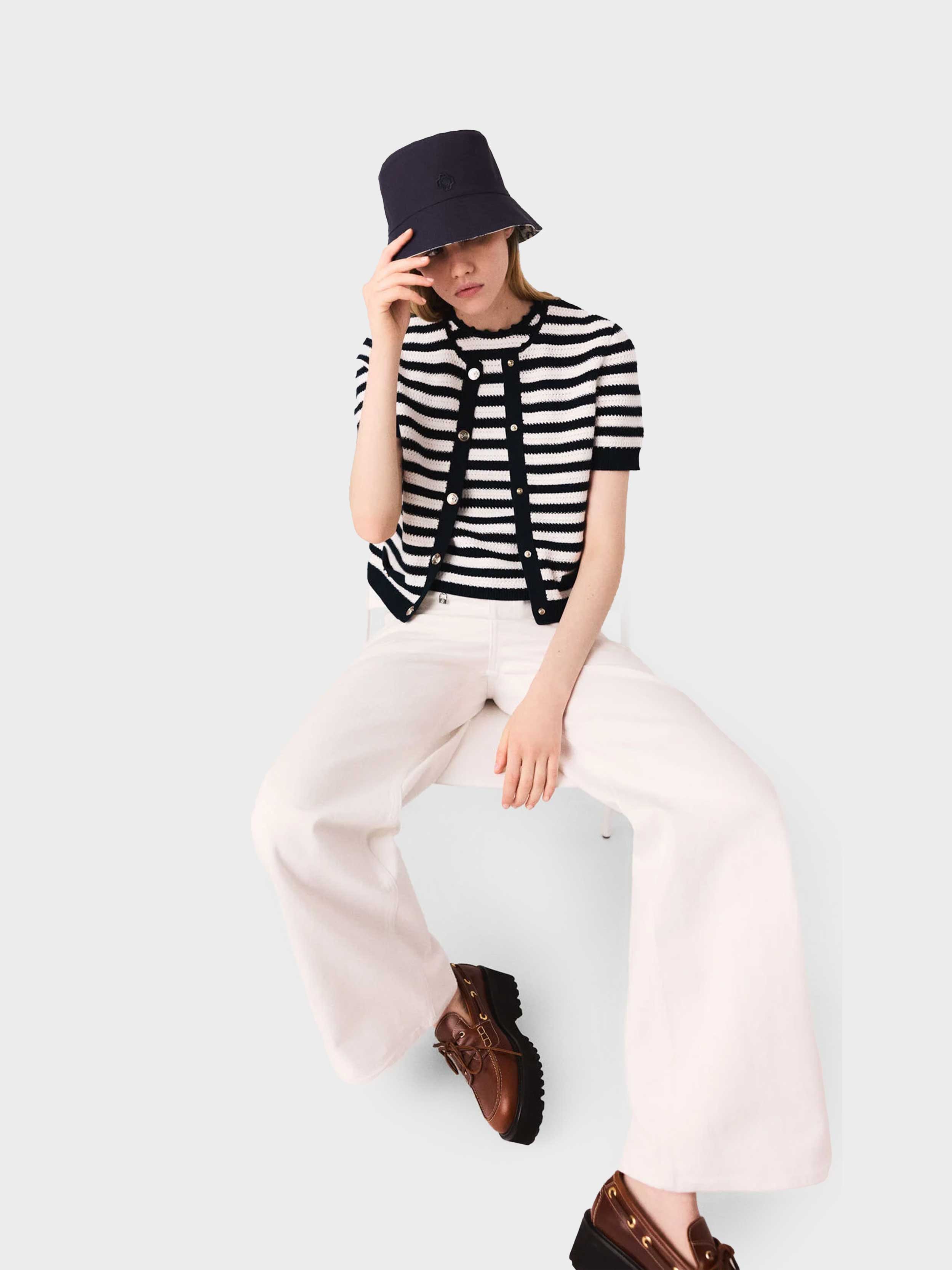 White / Navy